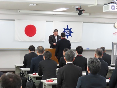 令和7年度　水先コース（一級進級）修了式を挙行