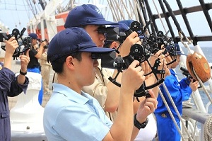 天測実習の様子